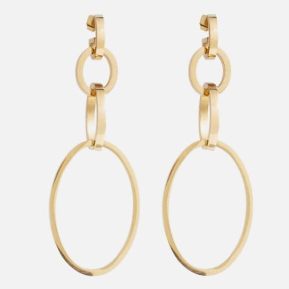 Vita Fede Cassio Earrings Adjustable Interlocking Detachable Old Money Links - Picture 5 of 9